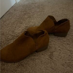 Brown Suede Ankle Boots